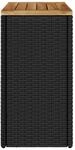 vidaXL Beistelltisch schwarz Kunststoff B/H/L: ca. 28x55x58 cm