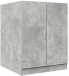 vidaXL Waschmaschinenschrank Beton B/H/T: ca. 70,5x91,5x71,5 cm