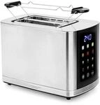 Emerio Toastautomat Edelstahl Edelstahl B/H/L: ca. 16,5x18,8x26,6 cm