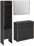 Garderobe Bueno Basalt Nox Oak Nachbildung B/H/T: ca. 152x189x37 cm