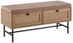 Schuhbank natur Eiche Optik B/H/T: ca. 100x48x38 cm