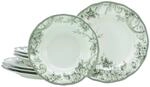 CreaTable Tafelservice Adelaide Gr&uuml;n gr&uuml;n Porzellan 8 tlg.
