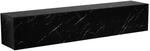 Lowboard schwarz Marmor Optik B/H/T: ca. 160x30x30 cm