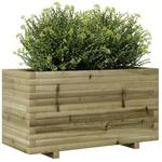 vidaXL Pflanzk&uuml;bel natur Holz B/H/L: ca. 40x49,5x90 cm
