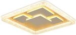 GLOBO LED-Deckenleuchte gold klar wei&szlig; Metall Kunststoff B/H/L: ca....