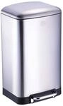 Dirt Devil Treteimer silber Edelstahl B/H/T: ca. 34,5x61,5x32,5 cm