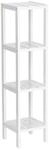 Standregal wei&szlig; MDF B/H/L: ca. 22x92x22 cm