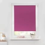 LICHTBLICK Thermo Klebe-/Klemmrollo Verdunklungsqualit&auml;t fuchsia B/L: ca. 40x150 cm
