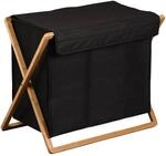 Kesper W&auml;schesammler braun Polyester B/H/L: ca. 19,5x7,5x71,3 cm