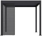 Paragon Outdoor Lamellen-Sichtschutz Grand Tuscan grau Aluminium B/H: ca. 94x234 cm