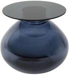 Beistelltisch Anna schwarz Glas H/D: ca. 42x52 cm