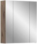 Spiegelschrank Ice Nox Oak Nachbildung schwarz matt B/H/T: ca. 60x70x18 cm