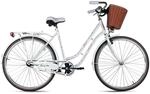 DaCapo City-Bike Classic Premium 28 Zoll Rahmenh&ouml;he 53 cm 1 G&auml;nge wei&szlig; wei&szlig; ca.