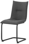Schwingstuhl SONJA, 2er Set anthrazit Webstoff B/H/T: ca. 46x89x57 cm
