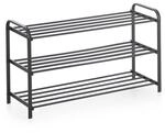 Schuhregal schwarz B/H/T: ca. 89x49x29 cm
