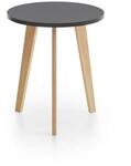 xonox.home Couchtisch schwarz Pinie B/H/T: ca. 50x46x50 cm