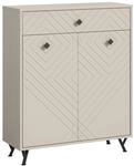 Schuhkommode NOTES sandbeige sandbeige matt B/H/T: ca. 80x100x35 cm
