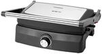 Emerio Multigrill CG-130861 silber B/H/L: ca. 13x23x26,8 cm