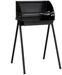 HI Grill Stahl B/H/L: ca. 47x74x55 cm