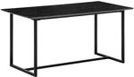 Esstisch schwarz Marmor Optik B/H/T: ca. 120x76x60 cm