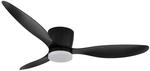 GLOBO Deckenventilator schwarz B/H/L: ca. 30,5x24x65 cm max. 30 W