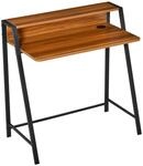 Schreibtisch 836-055 walnuss Nachbildung schwarz B/H/T: ca. 84x85x45 cm