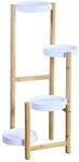 Kesper Blumenst&auml;nder natur Bambus B/H/L: ca. 42x78x48 cm