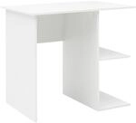 Schreibtisch wei&szlig; B/H/T: ca. 82x76x60 cm