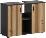 Waschbeckenunterschrank Mone Basalt Nachbildung Artisan Oak Nachbildung B/H/T: ca.