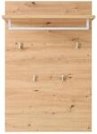 Garderobenpaneel Bari Eiche Artisan Nachbildung B/H/T: ca. 78x117x30 cm
