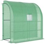 Outsunny Foliengew&auml;chshaus mit 4 Regalen B/H/L: ca. 100x213x200 cm