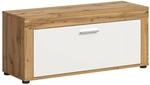 Sitzbank JAM Eiche Wotan Nachbildung wei&szlig; B/H/T: ca. 100x44x35 cm