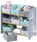 Kesper Aufbewahrungsregal Alpaka multicolor Holz B/H/T: ca. 65x60x30 cm