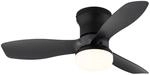 GLOBO Deckenventilator schwarz Opal H/D: ca. 19x61 cm max. 15 W