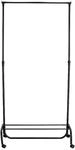 Zeller Kleiderst&auml;nder schwarz Kunststoff B/H/L: ca. 43x175x86 cm