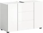 Waschbeckenunterschrank Vira wei&szlig; B/H/T: ca. 82x56x34 cm