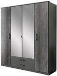 Kleiderschrank Duisburg Graphit B/H/T: ca. 180x199x58 cm