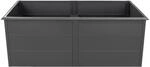 Westmann Hochbeet Primus XL anthrazit Metall B/H/T: ca. 200x77x100 cm