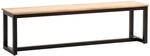 Sitzbank braun B/H/T: ca. 120x45x40 cm