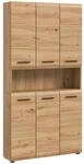 Mehrzweckschrank Ice Artisan Oak Nachbildung B/H/T: ca. 90x185x30 cm