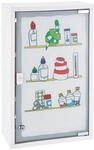 Medizinschrank wei&szlig; Stahl B/H/T: ca. 30x50x15 cm