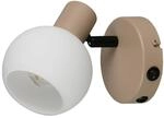Reality Spot Boba beige Metall B/H: ca. 10x13,5 cm E14 1 Brennstellen