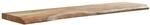 Wandregal braun Holz B/H/T: ca. 120x4x26 cm