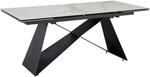 Esstisch wei&szlig; Marmor Optik B/H/T: ca. 180x76x95 cm