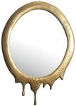Wohnling Wandspiegel gold Metall B/H/T: ca. 50x71x3 cm