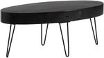Couchtisch schwarz B/H/T: ca. 100x40x50 cm
