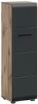 Stauraumelement Ice Nox Oak Nachbildung schwarz matt B/H/T: ca. 30x106x30 cm