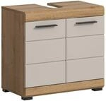 Waschbeckenunterschrank Scout Evoke Oak Nachbildung Kaschmirgrau Nachbildung B/H/T: