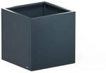Herstera Garden Pflanzk&uuml;bel Cube anthrazit Metall B/H/L: ca. 80x80x80 cm