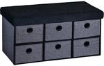 Kesper Sitzbank grau B/H/L: ca. 37,5x10x77 cm